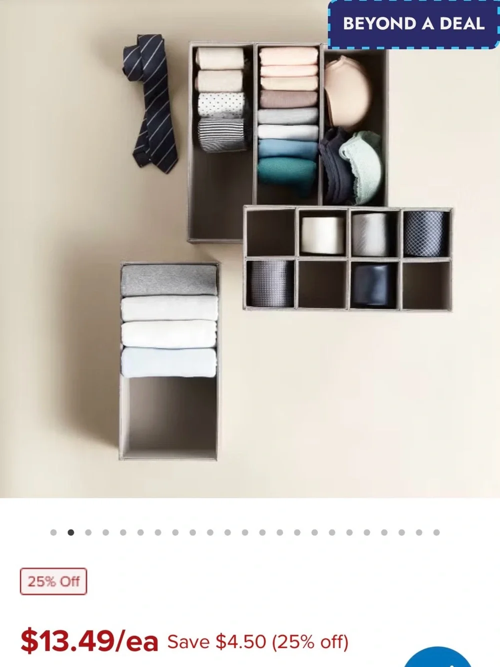 The container store Cambridge drawer organizer